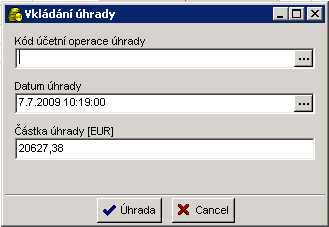 Přecenění dokladů Přecenění dokladů